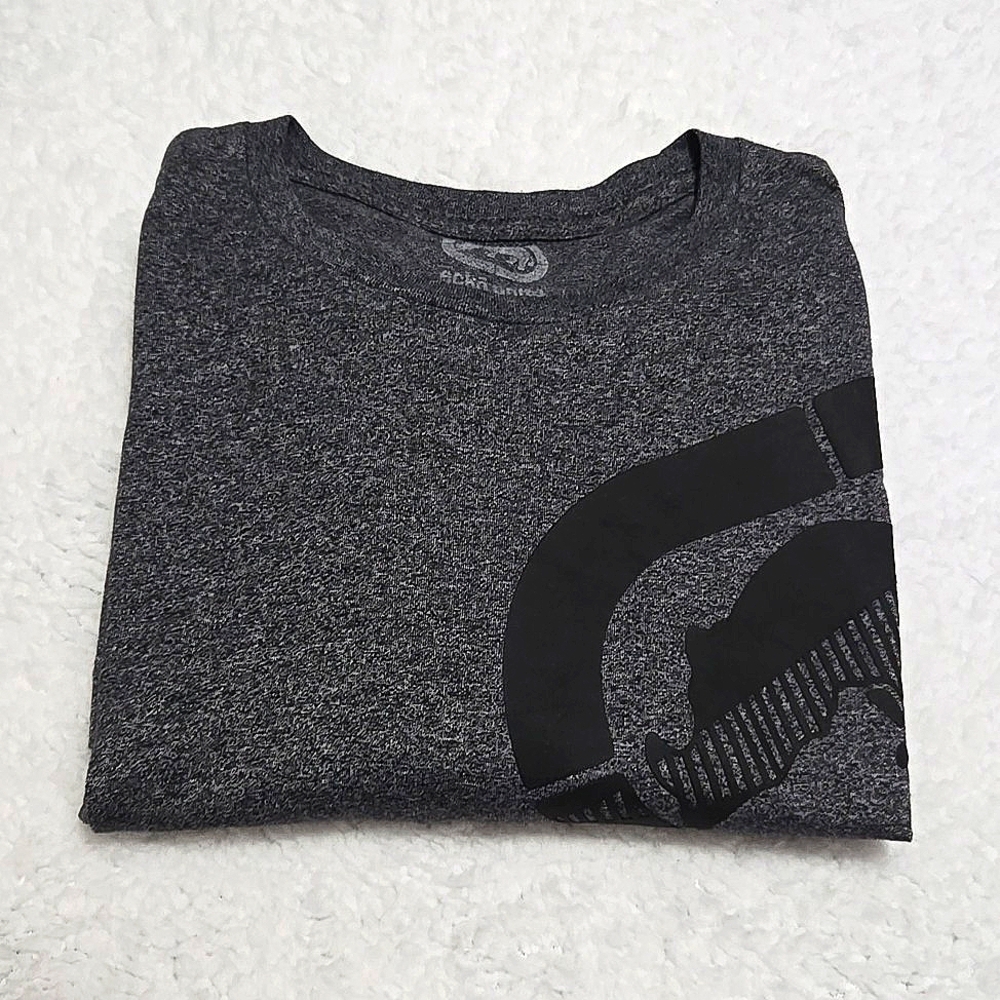 Ecko Unlimited Dark Heather Gray Long Sleeve Tee
